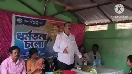 নলহাটি ২: একুশে জুলাই এর প্রস্তুতি সভায় ভবানীপুর গ্রামে সিপিএম কংগ্রেস বিজেপি ছেড়ে প্রায় ৩০০ জন কর্মী তৃণমূলে যোগ দেন