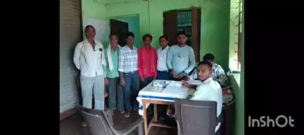 बेमेतरा: कृषि विभाग ने सेवा सहकारी समिति कंतेली का किया निरीक्षण
