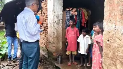 चुरचु: चुरचू प्रखंड के नगड़ी बिरहोर टोला का दौरा किया गया