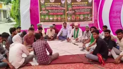 बीघापुर: सिकंदरपुर कर्ण ब्लाक परिसर में भारतीय किसान यूनियन भानू के पदाधिकारियों ने शुरू किया तीन दिवसीय धरना प्रदर्शन