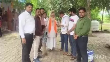 अटरू: अटरू में भाजपा और गायत्री परिवार ने संतों का सम्मान किया