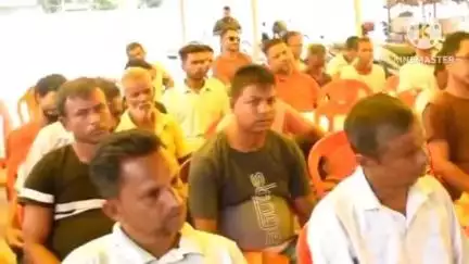 বাক্সা: জাখলিৰপাৰত বাক্সা জিলা কৃষি বিভাগৰ উদ্যোগত অনুষ্ঠিত এখন সজাগতা সভাত উপস্থিত ই এম গৌতম দাস