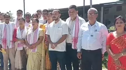 শিৱসাগৰ: আগন্তুক পাঁচ বছৰৰ বাবে গঠন হ'ল ৰংপুৰ পঞ্চায়ত, নৱনিৰ্বাচিত প্ৰতিনিধিৰ শপত গ্ৰহণ