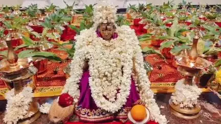 అమ్మణ్ణి ఆలయంలో ఘనంగా మహా చండి యాగం 
- చెంగాలమ్మ తల్లిని దర్శించుకున్న ఎమ్మెల్యేతో పాటు అధిక సంఖ్యలో విచ్చేసిన భక్తులు