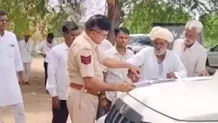 बालेसर: बालेसर उपखंड क्षेत्र के तोलेसर गांव की सरहद में ट्रक की टक्कर से सड़क पार कर रहे युवक की हुई मौत