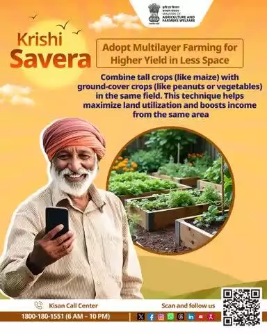 Start your day with #KrishiSavera! Daily farming tips for success—share & comment your own tips too!

 #AgriGoI