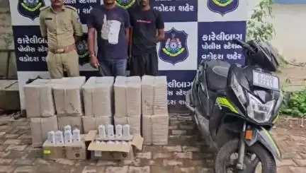 વડોદરા દક્ષિણ: દારૂ ના જથ્થા સાથે 2 ઈસમો કારેલીબાગ ઇન્ડસ્ટ્રીયલ ઇસ્ટેટ ખાતે થી ઝડપાયાં