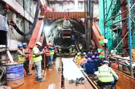 Progress beneath the surface!🚇 The #PurpleLine tunnelling begins at #Khidderpore on 10/07/25