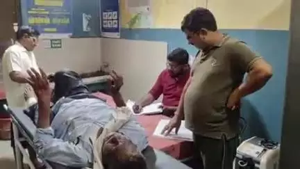 ग्राम बरौली वासुदेवपुर के पास बुलंदशहर हाईवे मार्ग पर अनियंत्रित होकर बाइक गिरी, बाइक चालक हुआ घायल