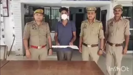 धौलाना: शेखपुर खिचरा अड्डे के पास पुलिस ने रुपयों के विवाद में तहेरे भाई की बलकटी से हत्या करने वाले आरोपी को किया गिरफ्तार