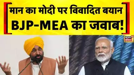 Punjab CM Bhagwant Mann का PM Modi की विदेश यात्रा पर विवादित बयान, BJP और MEA का पलटवार|Latest News