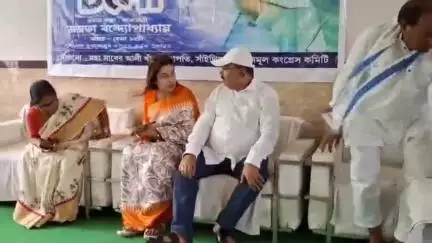 সাঁইথিয়া: সাঁইথিয়ায় ইনডোর ব্যাডমিন্টন কোর্ট উদ্বোধন উপস্থিত সাংসদ শতাব্দী রায়
