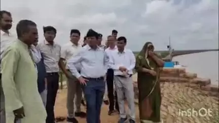 कराहल: आवदा डैम अच्छी बारिश से 38 फीट भरा, कलेक्टर ने किया निरीक्षण, 9 हजार हेक्टेयर में होगी सिंचाई, मरम्मत के दिए निर्देश