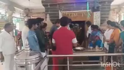 ఆళ్లగడ్డలో కాళికా మాతను దర్శించుకున్న సంపూర్ణేశ్ బాబు