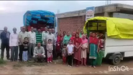 भोटा: पथल्यार गांव के बाशिंदों ने सराज क्षेत्र में आई आपदा के लिए भेजी राहत सामग्री