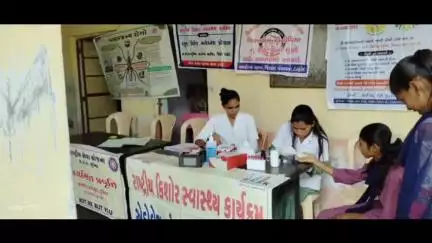 દેવગઢબારીયા: દુધિયા ખાતે RKSK પ્રોગ્રામ અંતર્ગત આયુષ્માન ભારત સ્કૂલ હેલ્થ એન્ડ વેલનેસ પ્રોગ્રામ અંતર્ગત એડોલેસન હેલ્થ ડે કાર્યક્રમ યો