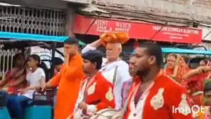 पाकुड़: हरिणडंगा हाई स्कूल मैदान में श्रावण माह के पहले दिन संगीतमय श्री राम कथा का आयोजन किया गया, कलश यात्रा भी निकाली गई