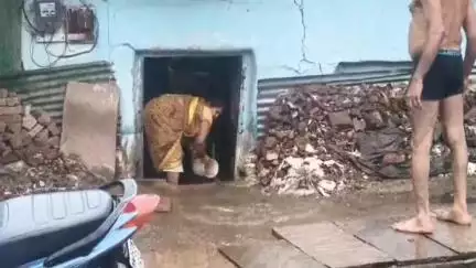 रामपुर नैकिन: ग्राम खड्डी समेत कई इलाकों में 10 घंटे से लगातार बारिश जारी