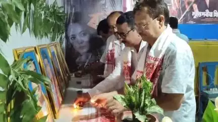 গোৰেশ্বৰ ভাগ: গোৰেশ্বৰত লুইতপৰীয়া থিয়েটাৰৰ আখৰা গৃহ মুকলি কৰে বিশিষ্ট নাট্যকাৰ ধ্ৰুৱজ্যোতি শৰ্মাই