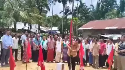 সাব্রুম: সংগঠন সমৃদ্ধির লক্ষ্যে সাব্রুম মহকুমার রতনমনিতে জিএমপি ডাকে কনভেনশন সংগঠিত করা হয়