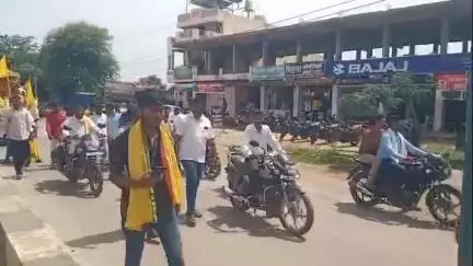 सेनगाव: शहरात पुण्यश्लोक अहिल्यादेवी होळकर जागर रथयात्रेचे जल्लोषात स्वागत
