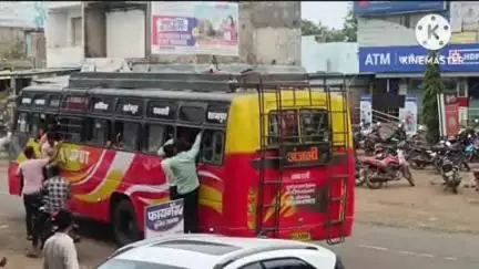 आगर: अगर मालवा में प्राइवेट बसों में ओवरलोडिंग से हादसे का खतरा बढ़ा
