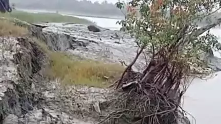 গোসাবা: গোসাবার কুমিরমারী GPর বাগনা পাড়ার মহিতশের ঘাটের কাছে সারসা নদী বাঁধে ফাটল,আতঙ্কিত এলাকাবাসীরা
#jansamasya
