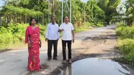 ধর্মনগর: কৃষ্ণপুর থেকে পদ্মপুর আসার মূল সড়কের বেহাল দশা নিম্নমানের কাজের অভিযোগ করলেন যুবরাজনগরের বিধায়ক #jansamaya