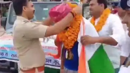 बुहाना: राजस्थान पुलिस के जवान आदेश गरसा ने वर्ल्ड पुलिस एथलेटिक्स गेम्स में भारत को दिलाया गौरव, मुरादपुर में हुआ भव्य स्वागत