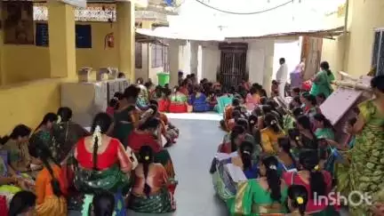 వేములవాడ: మహిషాసుర మర్దిని ఆలయంలో ముందు సామూహిక సౌందర్యలహరి పారాయణం