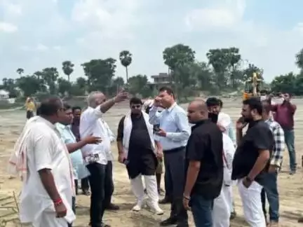 सरायरंजन: सराय रंजन के मूसापुर में सीएम नीतीश कुमार का कार्यक्रम, अधिकारियों ने लिया जायजा