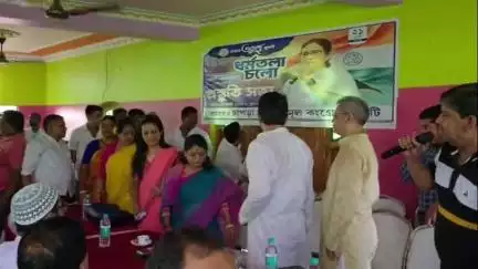 চাপড়া: চাপড়া ব্লক তৃণমূল কংগ্রেস কমিটির উদ্যোগে চাপড়ায় একুশে জুলাইয়ের প্রস্তুতি সভা অনুষ্ঠিত হলো;উপস্থিত সাংসদ,বিধায়কগণ