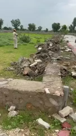 मौजमाबाद: जेडीए ने जॉन 11 में निजी खातेदारी की कृषि भूमि पर पुनः अवैध कॉलोनी को किया ध्वस्त
