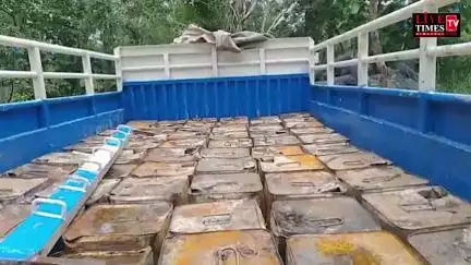 नूरपुर: वन विभाग ने नूरपुर में एक गाड़ी से 126 कनस्तर बिरोजे के पकड़े