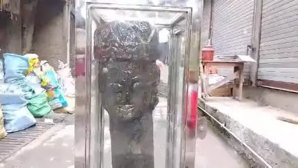 चम्बा: श्री लक्ष्मीनारायण मंदिर परिसर चंबा के समीप तोड़े गए गूगल थम को कर दिया गया है ठीक