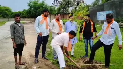 સાણંદ: સાણંદ ભાજપ ટીમ કોલટ ગામે વૃક્ષારોપણ કાર્યક્રમ યોજાયો