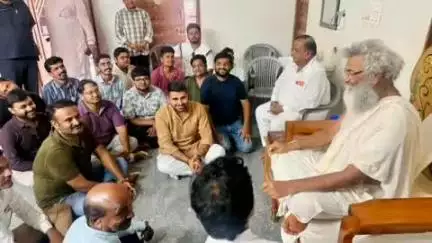 बाड़मेर: शिव विधायक रविंद्र सिंह ने बाड़मेर शहर में जिनमणिप्रभूरीश्वर जी म. सा. के सानिध्य में विभिन्न विषयों पर की चर्चा