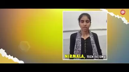 भारतीय रेलवे में टेक्नीशियन 3 ग्रेड के पद पर चयनित होने पर सुश्री निर्मला ने आभार व्यक्त किया।

#RozgarMela