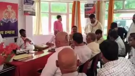 धनघटा: धनघटा थाने पर थाना समाधान दिवस का हुआ आयोजन, विधायक ने सुनी फरियाद
