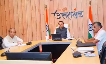 जसपुर: आपदा प्रबंधन दर्जा राज्य मंत्री ने देहरादून स्थित सीएम आवास में आयोजित बैठक में लिया भाग