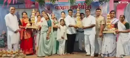 बागीदौरा: बड़ोदिया चातुर्मास कलश स्थापना में उमड़ा जनसैलाब, मुनि श्री का प्रवचन हुआ