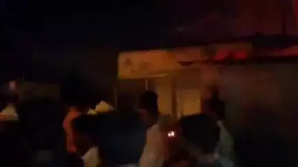 हिंगोली: कन्हेरगाव नाका येथे चार ते पाच दुकानांना आग लागल्याने मोठे नुकसान
