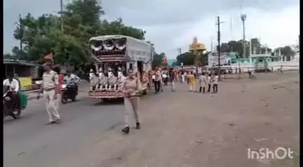 ताल: विश्व कल्याण, नगर की सुख-शांति और अच्छी बारिश के लिए अंबे माता मंदिर से निकली चुनरी यात्रा