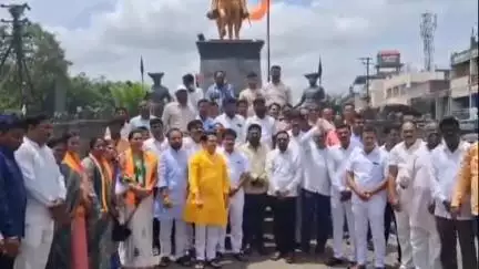 उदगीर: छत्रपती शिवाजी महाराजांचे १२ किल्ले युनोस्कोच्या यादीत, उदगीरात भाजपाचा जल्लोष