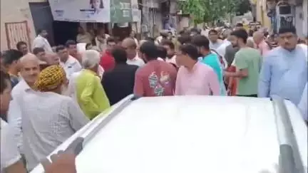 नारनौल: श्री गौड़ ब्राह्मण सभा के कॉलेजियम चुनाव में नारनौल में हंगामा, मौके पर भारी पुलिस बल तैनात