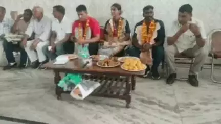 पानीपत: नौल्था के दो खिलाड़ियों ने अमेरिका में जीते 3 मेडल, ग्रामीणों ने किया जोरदार स्वागत