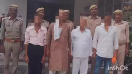 हर्रैया: मारपीट के मामले में हर्रैया पुलिस ने अलग-अलग स्थानों से चार लोगों को किया गिरफ्तार
