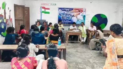গোয়ালপোখর ২: চাকুলিয়া থানার কানকিতে সাংগঠনিক সভা করল তৃণমূল কংগ্রেস