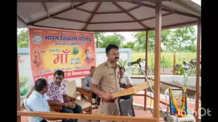 धार: धार पुलिस लाइन में भारत विकास परिषद ने किया पौधारोपण, CSP सहित अन्य शामिल, 150 पौधे रोपे