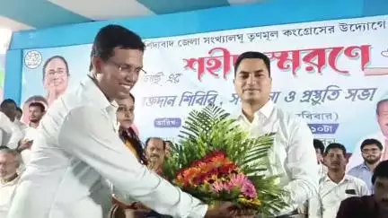 বহরমপুর: বহরমপুর জেলা তৃণমূল কার্যালয়ে সংখ্যালঘু সেলের উদ্যোগে আয়োজিত রক্তদান শিবির, উপস্থিত একাধিক বিধায়ক